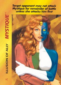 1995 Fleer Marvel Overpower #NNO Mystique - Illusion of Ally Front
