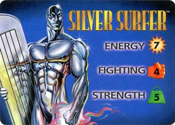 1995 Fleer Marvel Overpower #NNO Silver Surfer - Silver Surfer Front