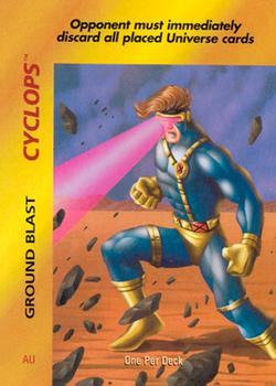 1995 Fleer Marvel Overpower #NNO Cyclops - Ground Blast Front