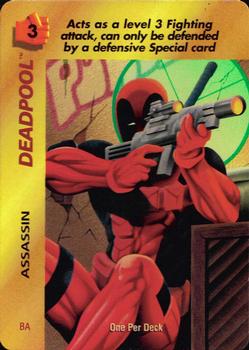1995 Fleer Marvel Overpower #NNO Deadpool - Assassin Front