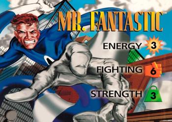 1995 Fleer Marvel Overpower #NNO Mr. Fantastic - Mr. Fantastic Front