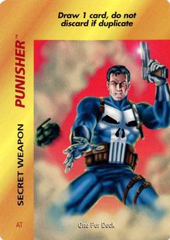 1995 Fleer Marvel Overpower #NNO Punisher - Secret Weapon Front