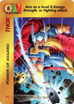 1995 Fleer Marvel Overpower #NNO Thor - Power of Asgard Front