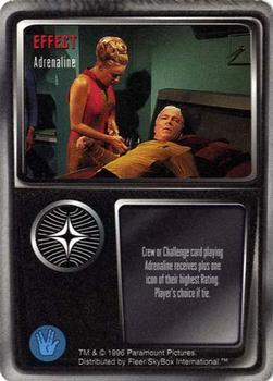 1996 Fleer/SkyBox Star Trek Starfleet Maneuvers #NNO Adrenaline - Effect Front