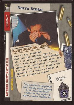 1996 US Playing Card Co. The X Files CCG #012 Nerve Strike Front