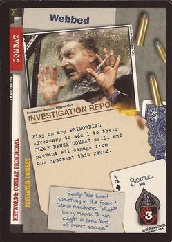 1996 US Playing Card Co. The X Files CCG #013 Webbed Front