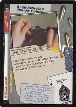 1996 US Playing Card Co. The X Files CCG #038 Semi-Jacketed Hollow Points Front