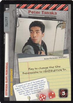 1996 US Playing Card Co. The X Files CCG #089 Peter Tanaka Front