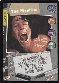 1996 US Playing Card Co. The X Files CCG #142 The Manitou Front