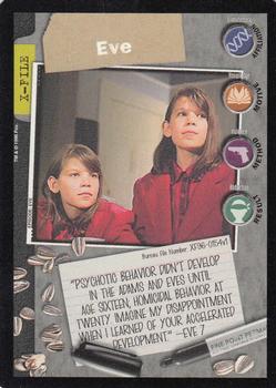 1996 US Playing Card Co. The X Files CCG #154 Eve Front