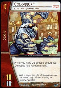 2005 Upper Deck Entertainment Marvel Vs. System The X-Men Starter #MXS-002 Colossus: Steadfast Protector  Front