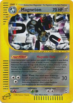 2003 Pokemon Aquapolis #H16/H32 Magneton Front