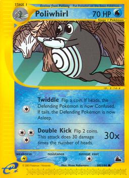 2003 Pokemon Skyridge #88/144 Poliwhirl Front