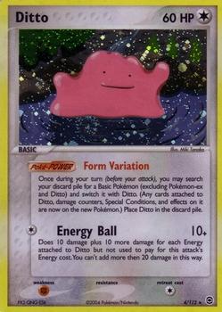 2004 Pokemon EX FireRed & LeafGreen #4/112 Ditto Front
