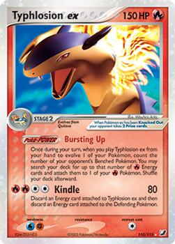 2005 Pokemon EX Unseen Forces #110/115 Typhlosion ex Front