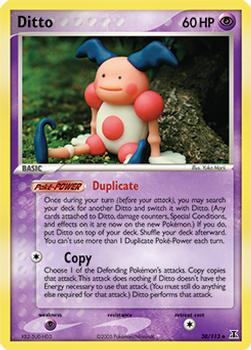2005 Pokemon EX Delta Species #38/113 Ditto Front
