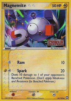 2007 Pokemon EX Power Keepers #54/108 Magnemite Front