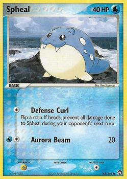 2007 Pokemon EX Power Keepers #65/108 Spheal Front