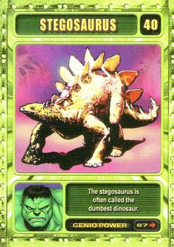 2003 Genio Marvel #40 Stegosaurus Front