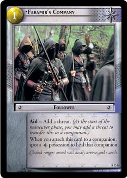 2007 Decipher Lord of the Rings CCG: Treachery and Deceit #18C49 Faramir's Company Front