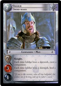 2007 Decipher Lord of the Rings CCG: Treachery and Deceit #18R54 Isildur, Sword-Bearer Front