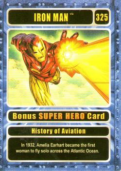 2003 Genio Marvel - Bonus Super Hero Silver Border #325 Iron Man Front