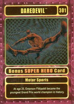 2003 Genio Marvel - Bonus Foil Super Hero Gold Border #301 Daredevil Front