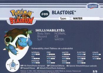 2000 Danone Pokemon Stadium - Foil #3 Blastoise Back
