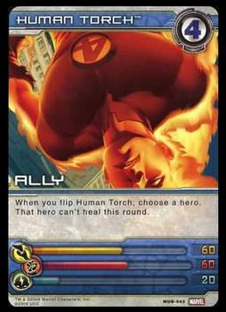 2008 Upper Deck Marvel Ultimate Battles #MUB-0043 Human Torch Front