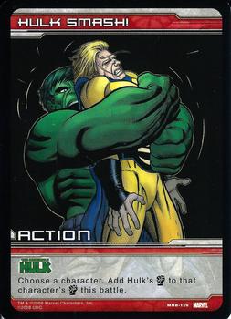 2008 Upper Deck Marvel Ultimate Battles #MUB-0126 Hulk SMASH! Front