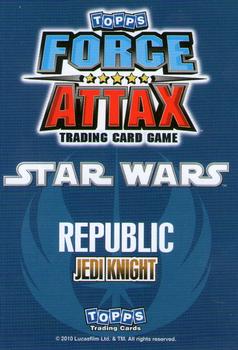 2010 Topps Star Wars Force Attax Series 1 #6 Kit Fisto Back