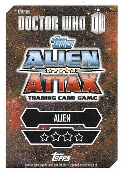 2013 Topps Alien Attax Doctor Who #103 Shakri Back