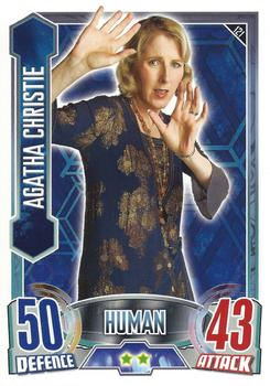 2013 Topps Alien Attax Doctor Who #121 Agatha Christie Front
