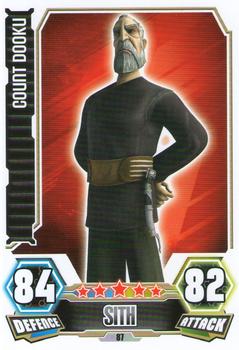 2012 Topps Star Wars Force Attax Series 3 #87 Count Dooku Front