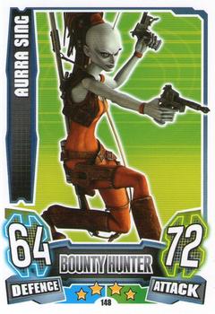 2013 Topps Force Attax Star Wars Movie Edition Series 4 #148 Aurra Sing Front