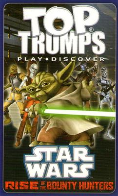 2010 Top Trumps Star Wars Rise of the Bounty Hunters #NNO Title Card Front