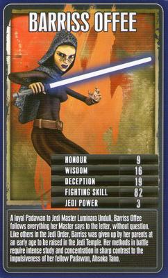 2010 Top Trumps Star Wars Rise of the Bounty Hunters #NNO Barriss Offee Front