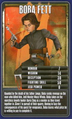 2010 Top Trumps Star Wars Rise of the Bounty Hunters #NNO Boba Fett Front