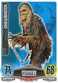 2012 Topps Star Wars Force Attax Movie Edition Series 1 #4 Chewbacca Front