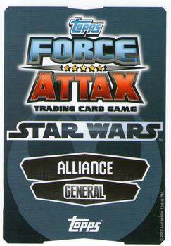 2012 Topps Star Wars Force Attax Movie Edition Series 1 #9 General Rieekan Back