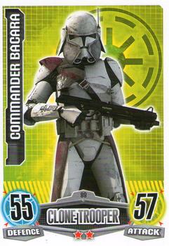 2012 Topps Star Wars Force Attax Movie Edition Series 1 #89 Commander Bacara Front