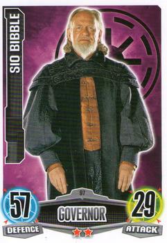 2012 Topps Star Wars Force Attax Movie Edition Series 1 #97 Sio Bibble Front