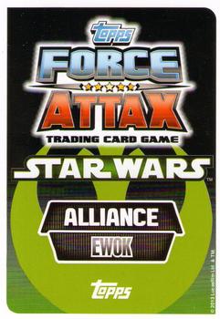 2013 Topps Force Attax Star Wars Movie Edition Series 2 #21 Logray Back