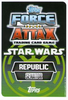 2013 Topps Force Attax Star Wars Movie Edition Series 2 #115 Orn Free Taa Back