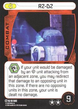2008 Star Wars Pocketmodel TCG Clone Wars Tactics #46 R2-D2 Front