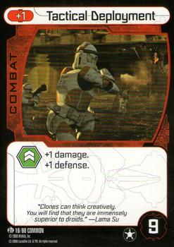2008 Star Wars Pocketmodel TCG Order 66 #16 Tactical Deployment Front