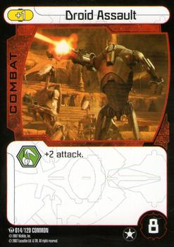 2007 Star Wars Pocketmodel TCG Ground Assault #14 Droid Assault Front