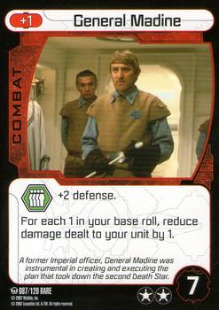 2007 Star Wars Pocketmodel TCG Ground Assault #87 General Madine Front
