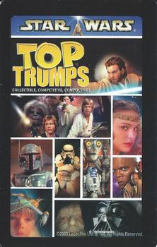 2003 Top Trumps Star Wars #NNO Yoda Back