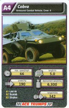 2010 Ace Trumps Military Vehicles #A4 Cobra Front